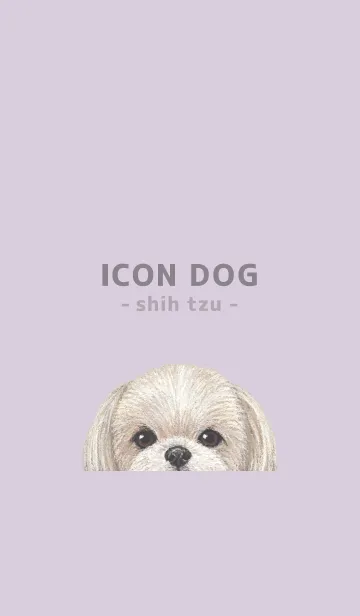 [LINE着せ替え] ICON DOG - シーズー - PASTEL PL/06の画像1