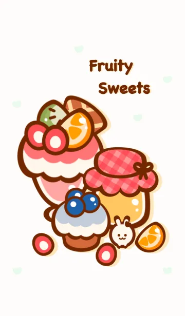 [LINE着せ替え] Sweet fruity sweets 3の画像1