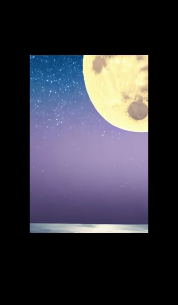 [LINE着せ替え] 月の海 海の空#ai_42。の画像1