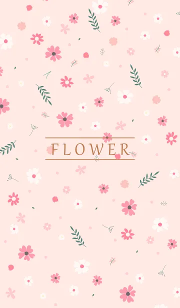 [LINE着せ替え] MANY FLOWERS PINK 58の画像1