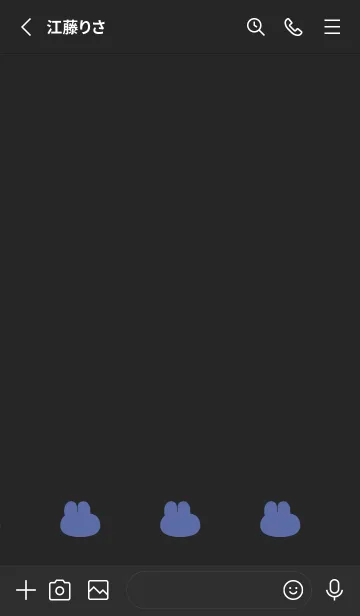 [LINE着せ替え] ゆるもちうさぎ(くすみ4-06)の画像2