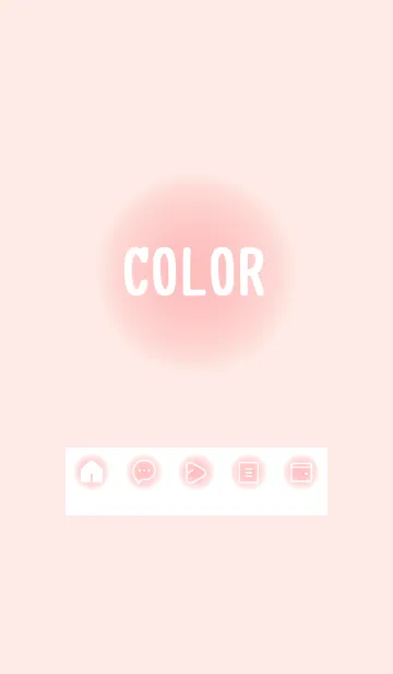 [LINE着せ替え] pink color D17の画像1