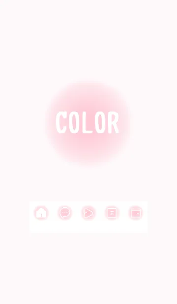 [LINE着せ替え] pink color D19の画像1