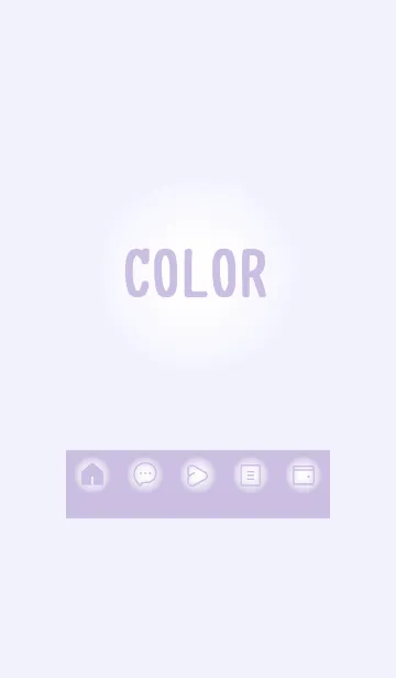 [LINE着せ替え] purple color D19の画像1