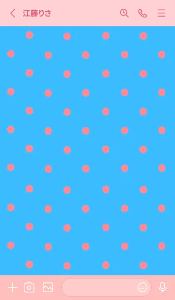 [LINE着せ替え] シンプル ミニ ドット 181の画像2