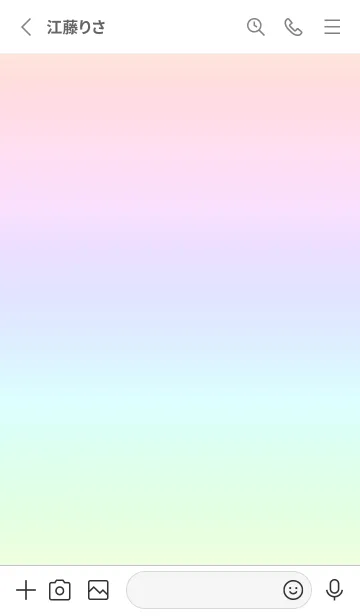 [LINE着せ替え] bw color rainbow A03の画像2