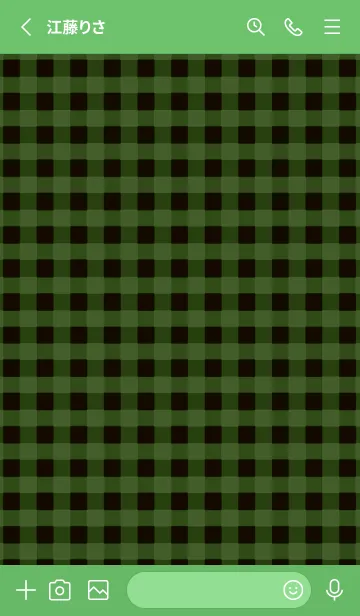 [LINE着せ替え] ザ ハート チェック 335の画像2