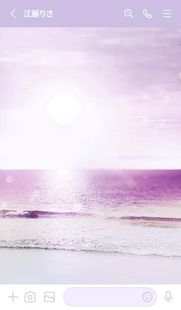 [LINE着せ替え] 癒しの海 Healing oceanの画像2