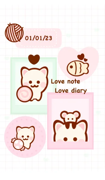 [LINE着せ替え] Pastel Meow Meow sticker 4の画像1