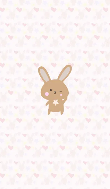 [LINE着せ替え] Lots of rabbits 22の画像1