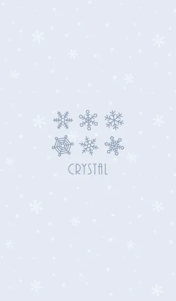 [LINE着せ替え] 結晶10<ブルー>の画像1