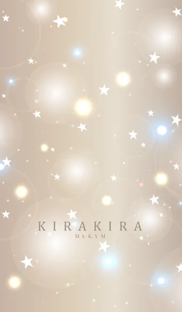 [LINE着せ替え] KIRAKIRA.BROWN GOLD STAR 24の画像1