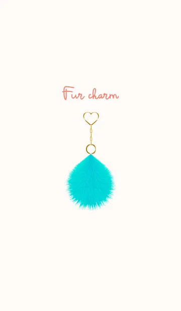 [LINE着せ替え] Fur charm blue 22の画像1