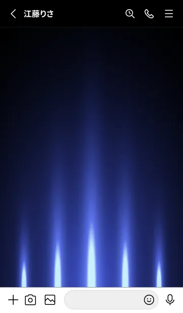 [LINE着せ替え] IRIS BLUE LIGHT 2の画像2