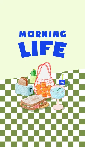 [LINE着せ替え] Morning lifeの画像1