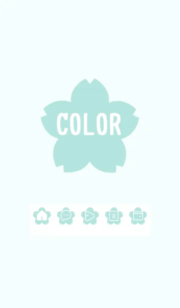 [LINE着せ替え] green color E38の画像1