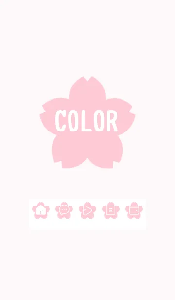 [LINE着せ替え] pink color E19の画像1
