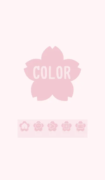 [LINE着せ替え] pink color E20の画像1