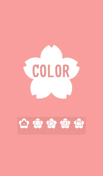 [LINE着せ替え] red color E16の画像1