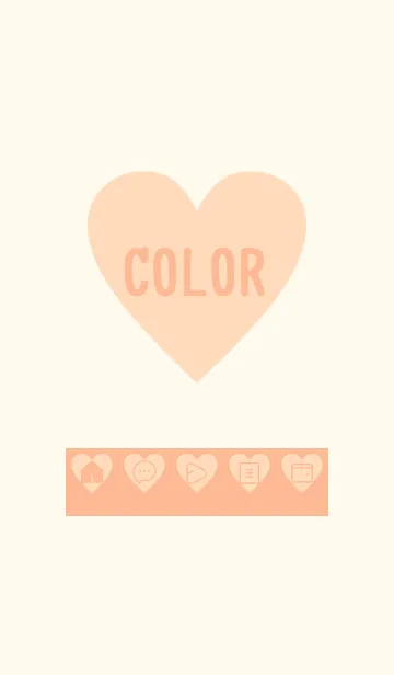 [LINE着せ替え] beige color F19の画像1