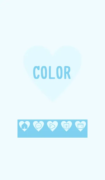 [LINE着せ替え] blue color F18の画像1