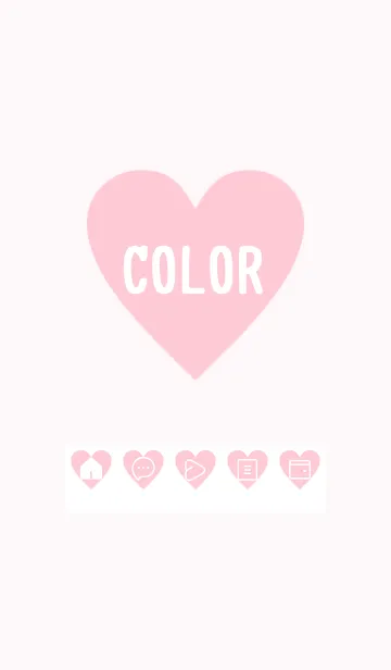 [LINE着せ替え] pink color F19の画像1