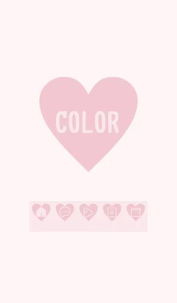 [LINE着せ替え] pink color F20の画像1