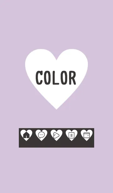 [LINE着せ替え] purple color F20の画像1