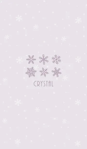 [LINE着せ替え] 結晶10<パープルピンク>の画像1