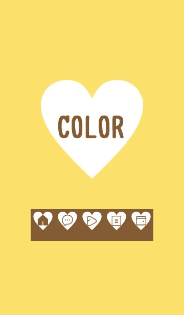 [LINE着せ替え] yellow color F16の画像1