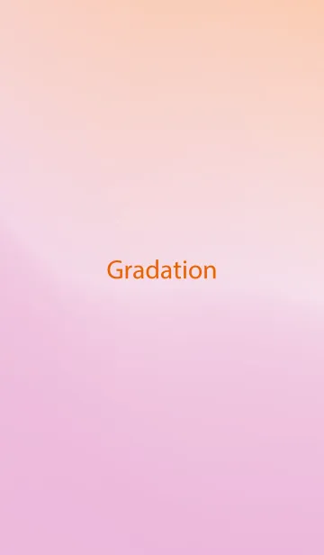 [LINE着せ替え] gradation ORANGE&PINK 49の画像1