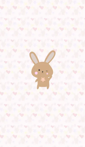 [LINE着せ替え] Lots of rabbits 23の画像1