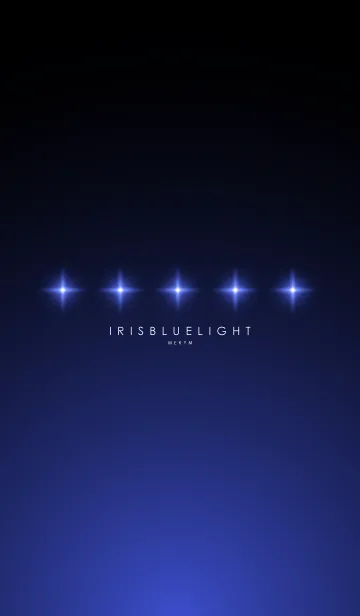 [LINE着せ替え] IRIS BLUE STARLIGHTの画像1