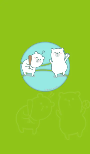 [LINE着せ替え] Here Comes Bears J-Indigo (Gr9)の画像1