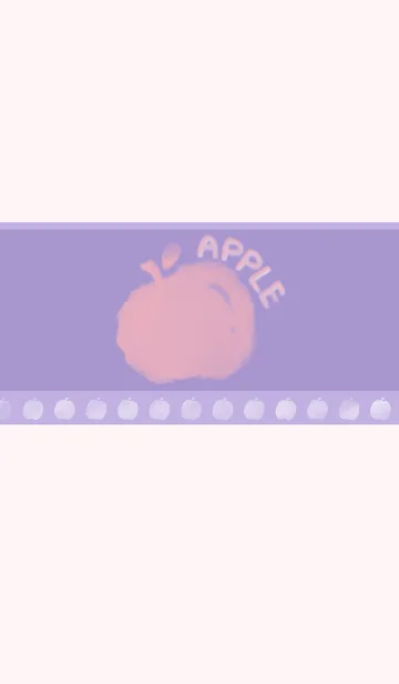 [LINE着せ替え] Smudge Apple J-Purple (Pi5)の画像1