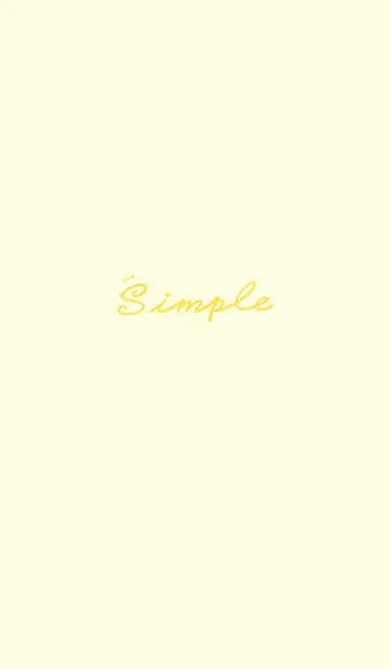 [LINE着せ替え] Simple Color J-light grayish yellow(Br5)の画像1