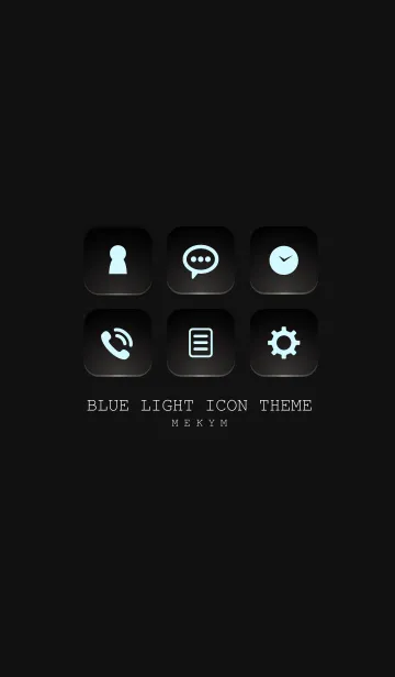 [LINE着せ替え] BLUE LIGHT ICON THEME-SWITCH 21の画像1