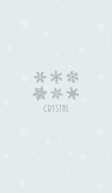 [LINE着せ替え] 結晶10<グリーンブルー>の画像1