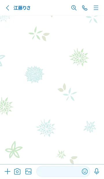 [LINE着せ替え] 花 大人カラー26の画像2