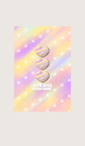 [LINE着せ替え] Cute Cute Little Heart JPN New 9の画像1