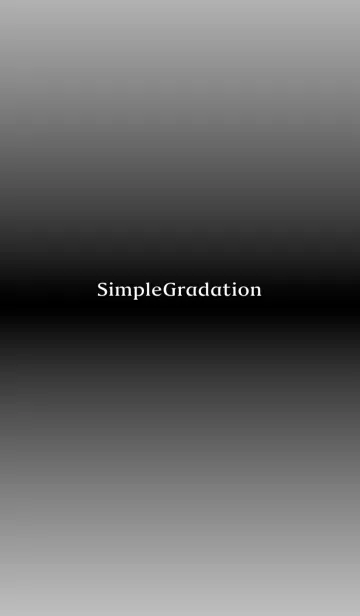 [LINE着せ替え] シンプル グラデーション Black No.2-13の画像1