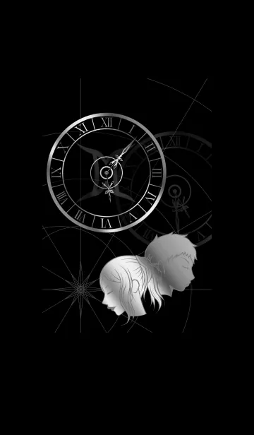 [LINE着せ替え] 星図と時計と双子座の画像1
