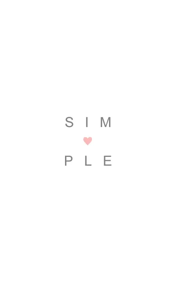 [LINE着せ替え] SIMPLE HEART 58の画像1