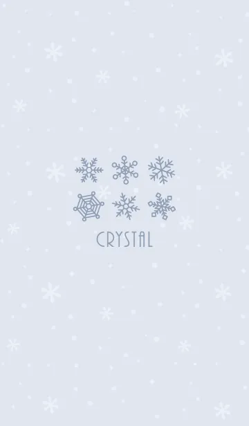 [LINE着せ替え] 結晶11<ブルー>の画像1