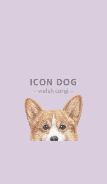 [LINE着せ替え] ICON DOG - コーギー 01 - PASTEL PL/01の画像1