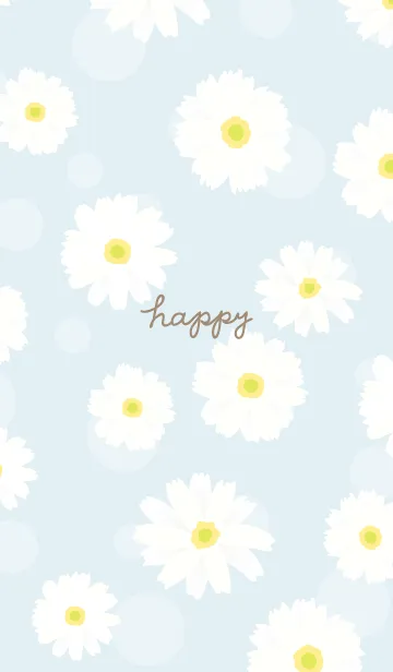 [LINE着せ替え] かわいいデイジー 12の画像1