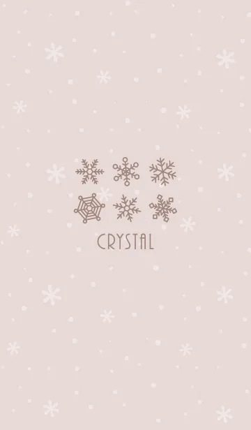 [LINE着せ替え] 結晶11<ブラウン>の画像1