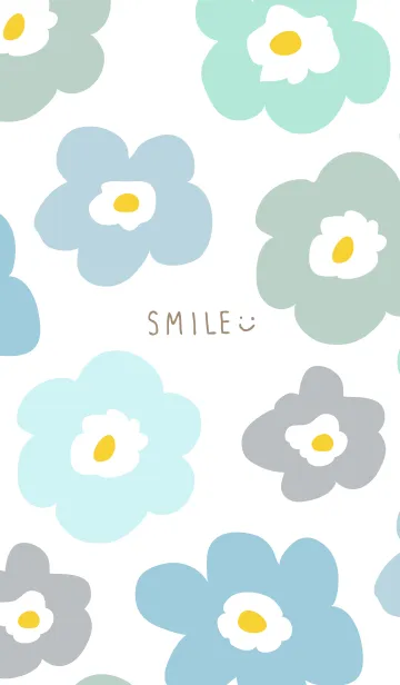 [LINE着せ替え] 北欧風 かわいい花21の画像1