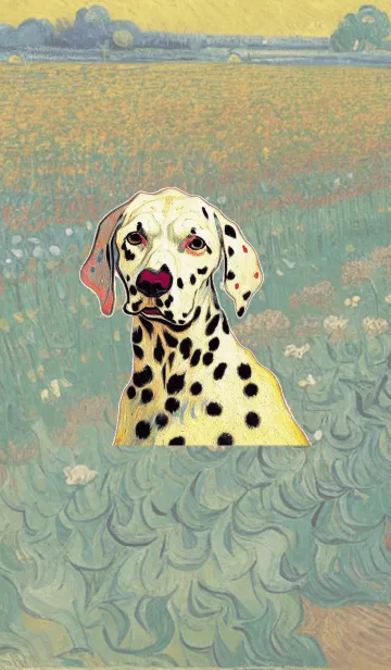 [LINE着せ替え] ダルメシアンの着せかえの画像1