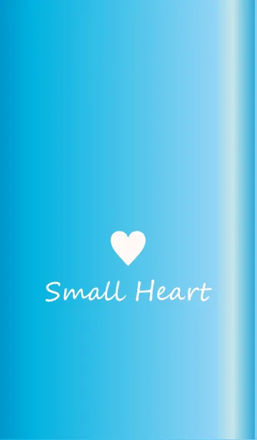 [LINE着せ替え] Small Heart *GlossyBlue 21*の画像1